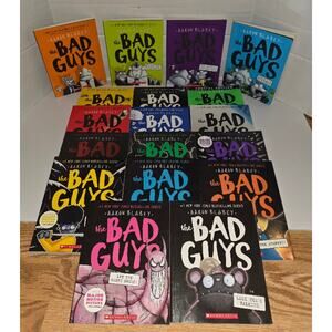 The Bad Guys Series Books Lot #1-18 Children's Chapter PB Books by Aaron Blabey